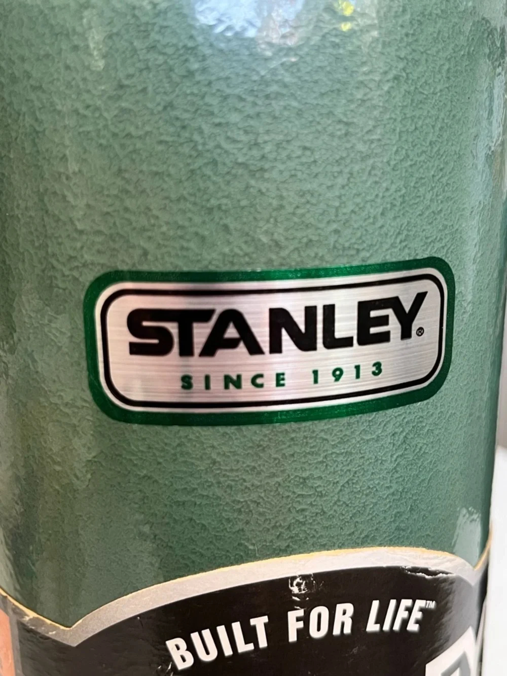Stanley Classic Vacuum Bottle Olive Green 1L 1 Liter Stainless Steel Like New - Picture 4 of 6